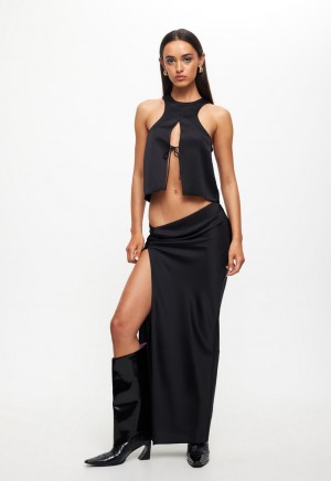 Black Lioness Mariah Maxi Skirt | Canada-VBTIM0276