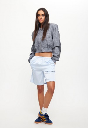 Light Blue Lioness Island Culottes Shorts | Canada-VGJYF0386