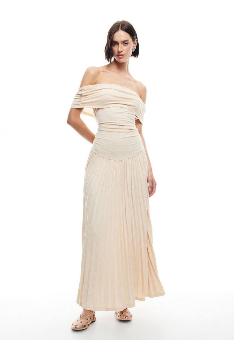 Beige Lioness Field Of Dreams Maxi Dress | Canada-CTBFE9750