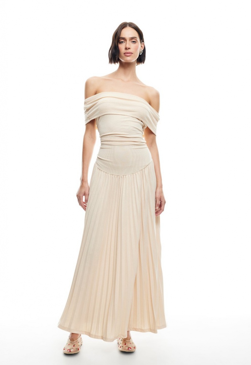 Beige Lioness Field Of Dreams Maxi Dress | Canada-CTBFE9750