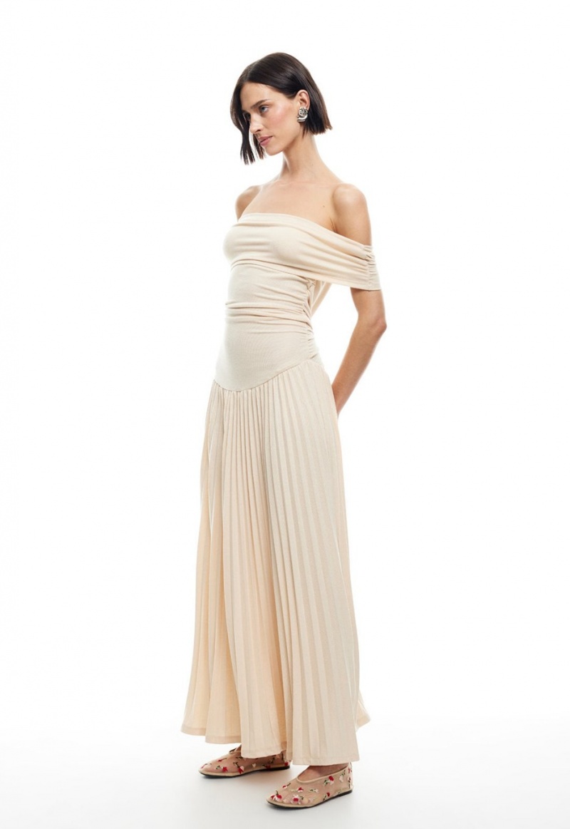 Beige Lioness Field Of Dreams Maxi Dress | Canada-CTBFE9750