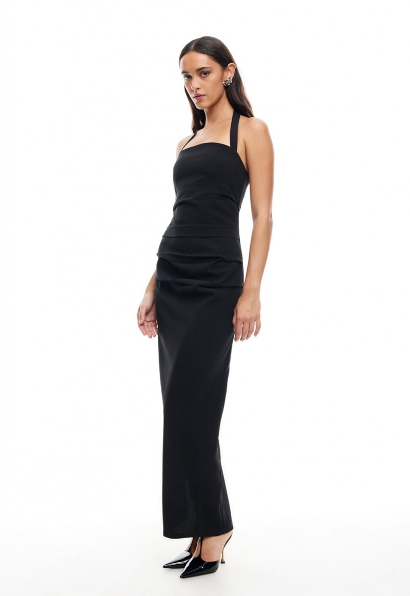 Black Lioness 1999 Maxi Dress | Canada-TZLOD5473