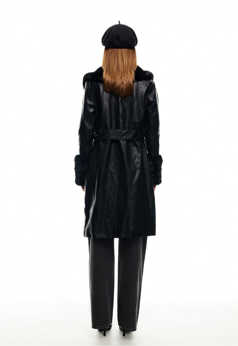 Black Lioness Brooklyn Long Coat | Canada-SCQEY7251