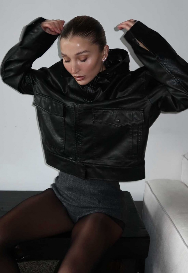 Black Lioness Eighties Bomber Jacket | Canada-GHKRM9681