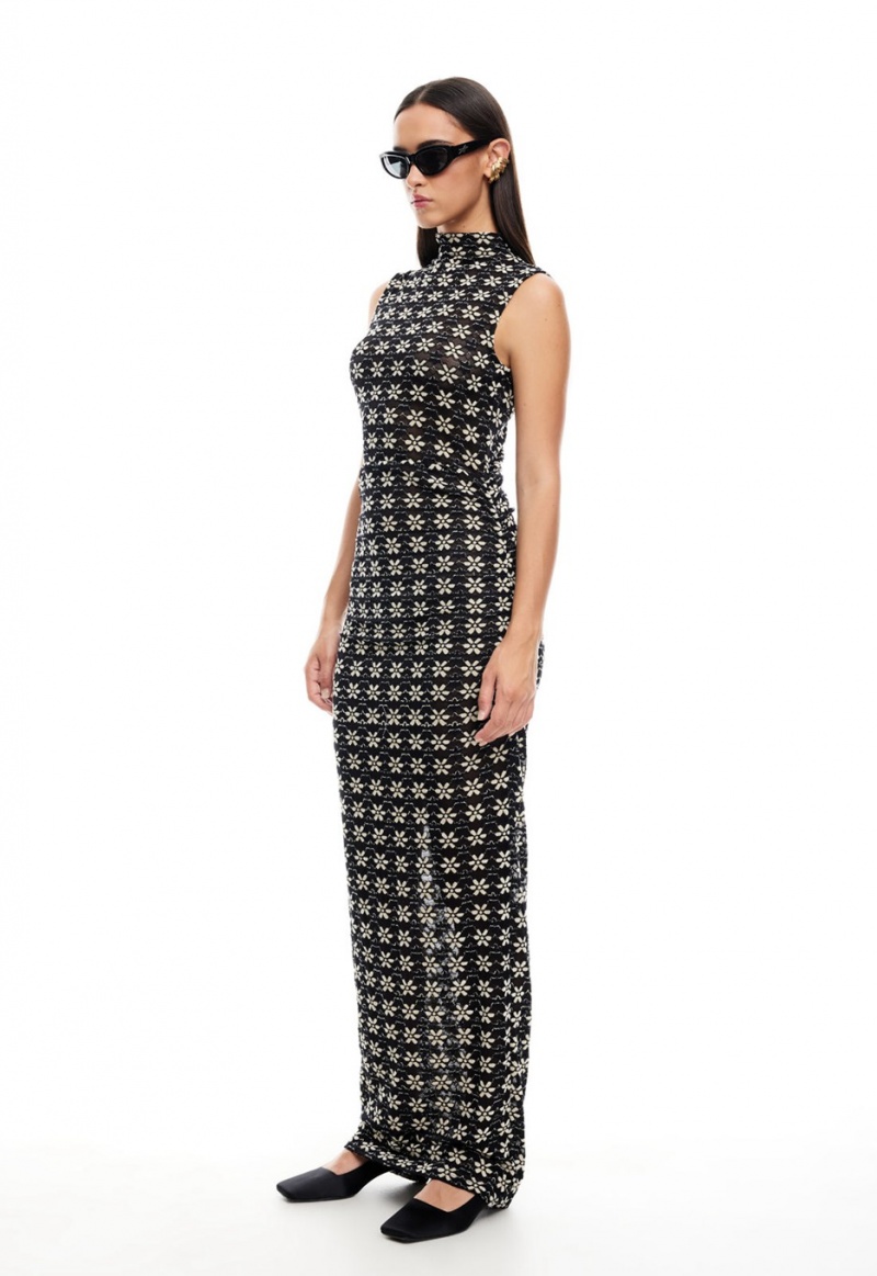 Black Lioness Elle Maxi Dress | Canada-SRMUH5684