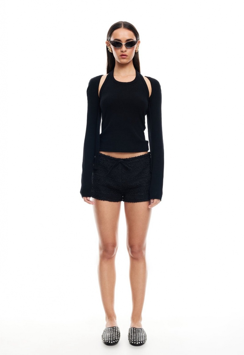 Black Lioness Kourt Bloomers Shorts | Canada-NCXJZ0275