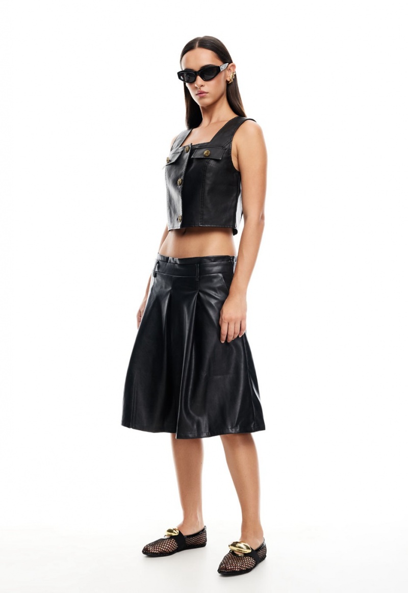 Black Lioness Wild West Midi Skirt | Canada-EQKSU9501