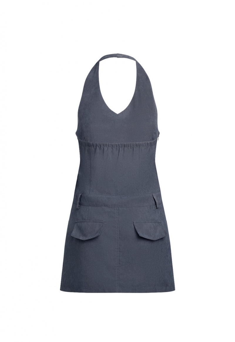 Blue Grey Lioness Reign Mini Dress | Canada-HEOZQ0128