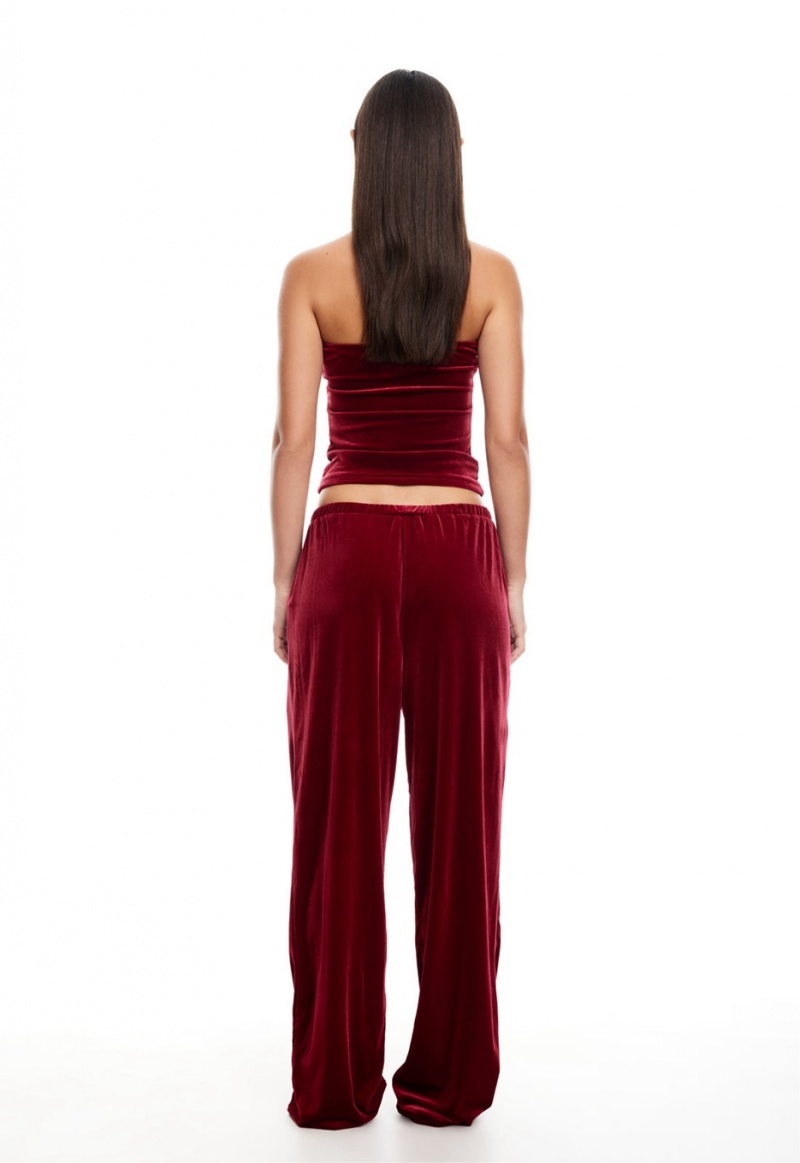 Burgundy Lioness Ride With Me Pants | Canada-HOGFI2856