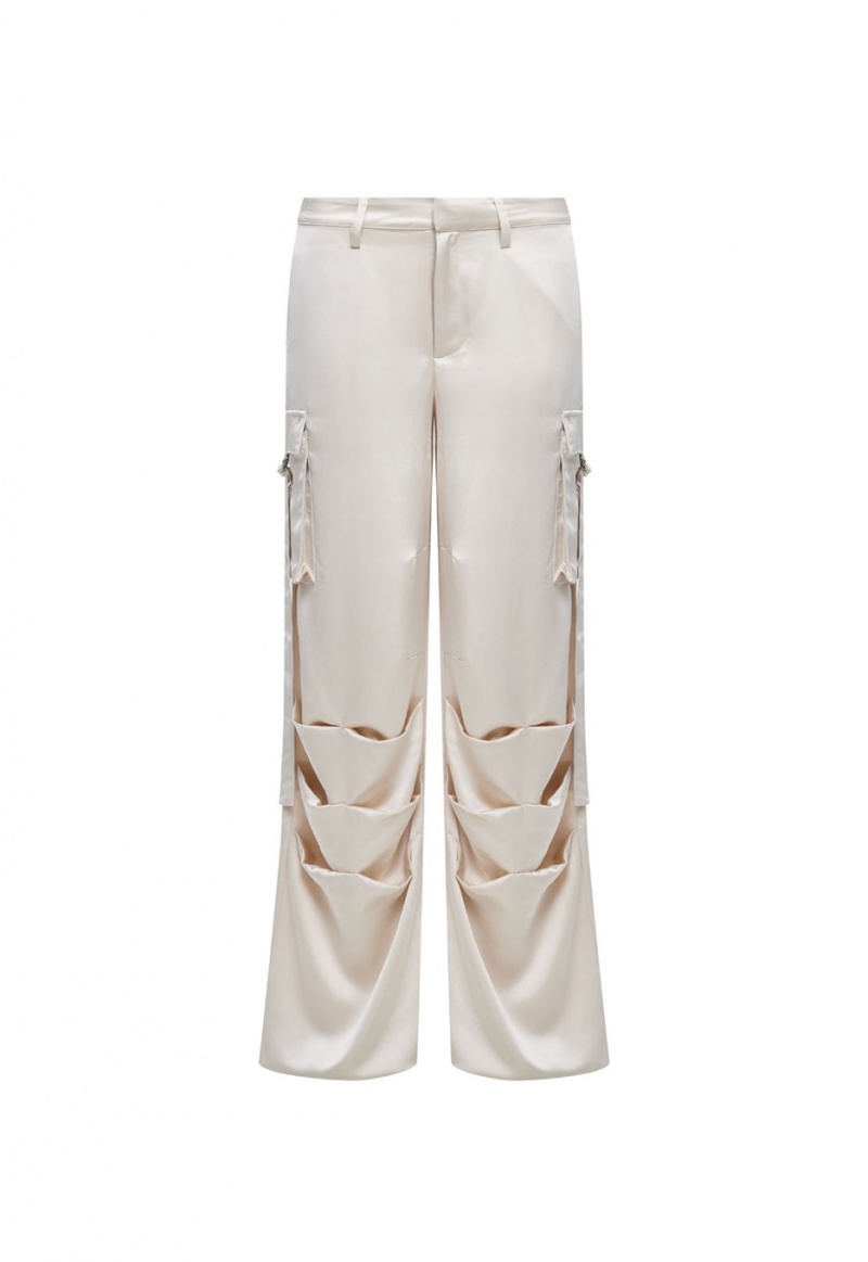 Cream Lioness Butterfly Cargo Pants | Canada-LBGAJ3764