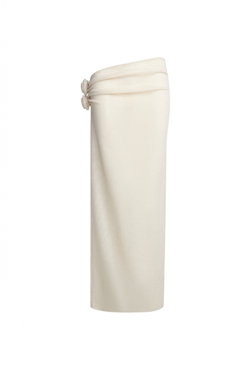 Cream Lioness Soul Mate Maxi Skirt | Canada-OSENI5362