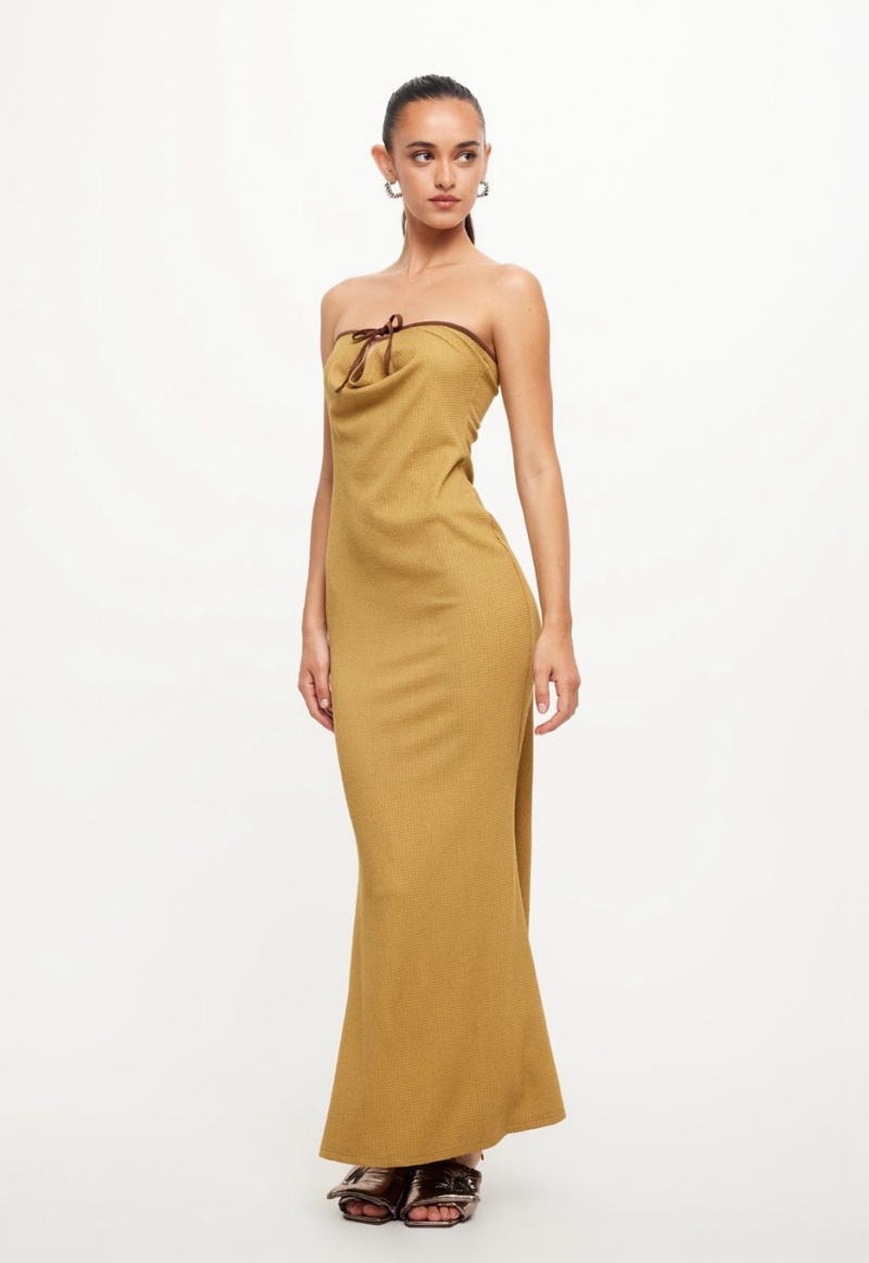 Gold Lioness Illuminating Maxi Dress | Canada-VPRBZ2867