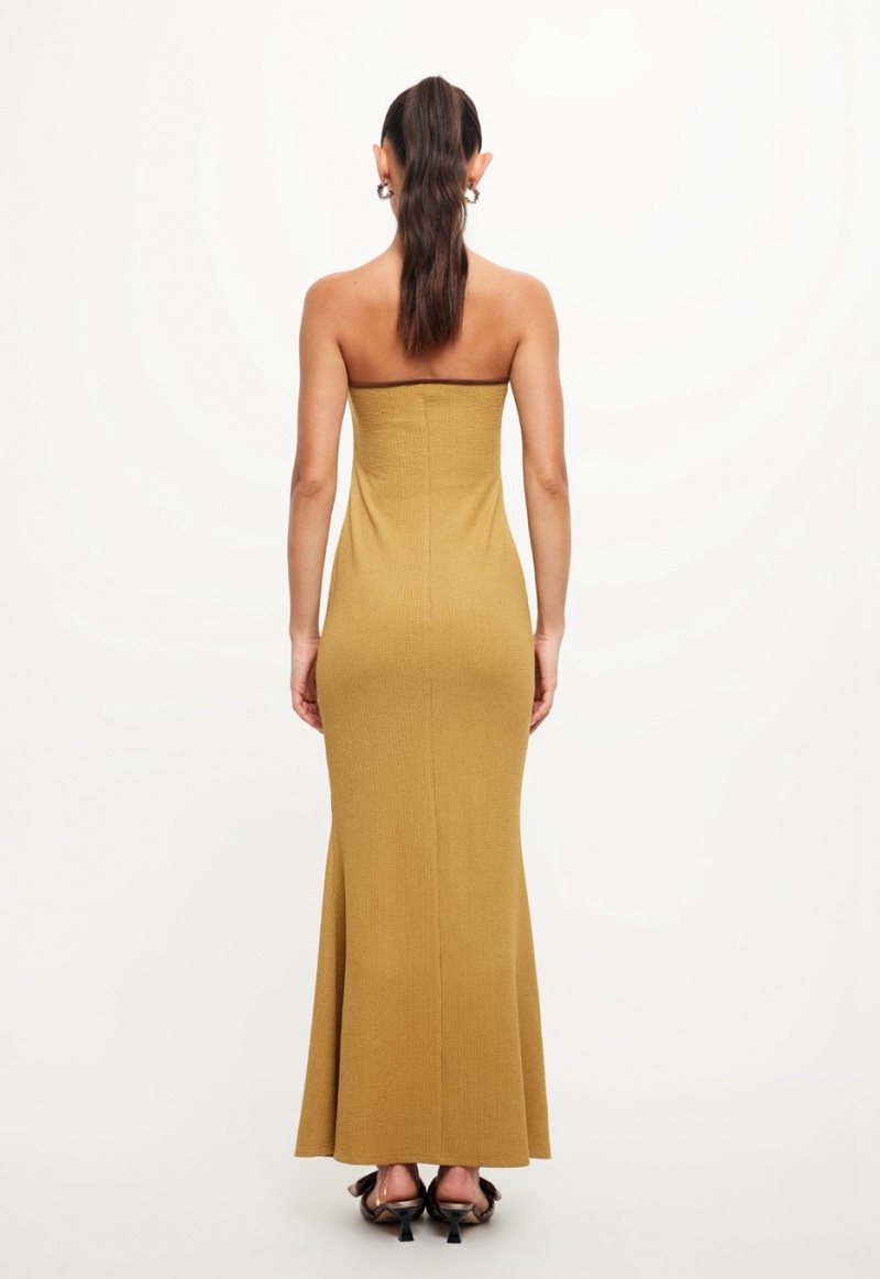 Gold Lioness Illuminating Maxi Dress | Canada-VPRBZ2867