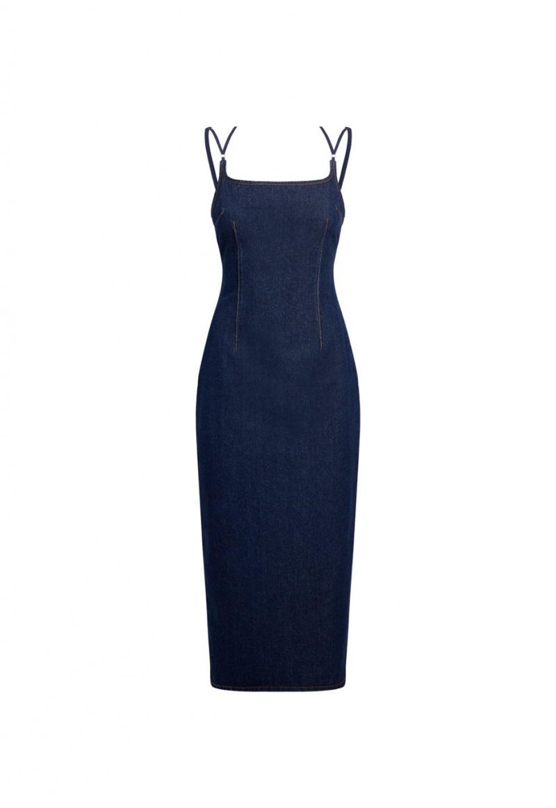 Indigo Lioness Birkin Midi Dress | Canada-WZUIC0296