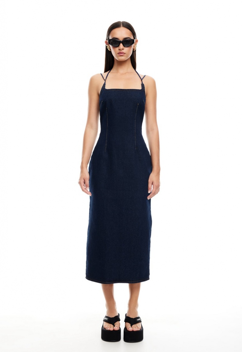 Indigo Lioness Birkin Midi Dress | Canada-WZUIC0296