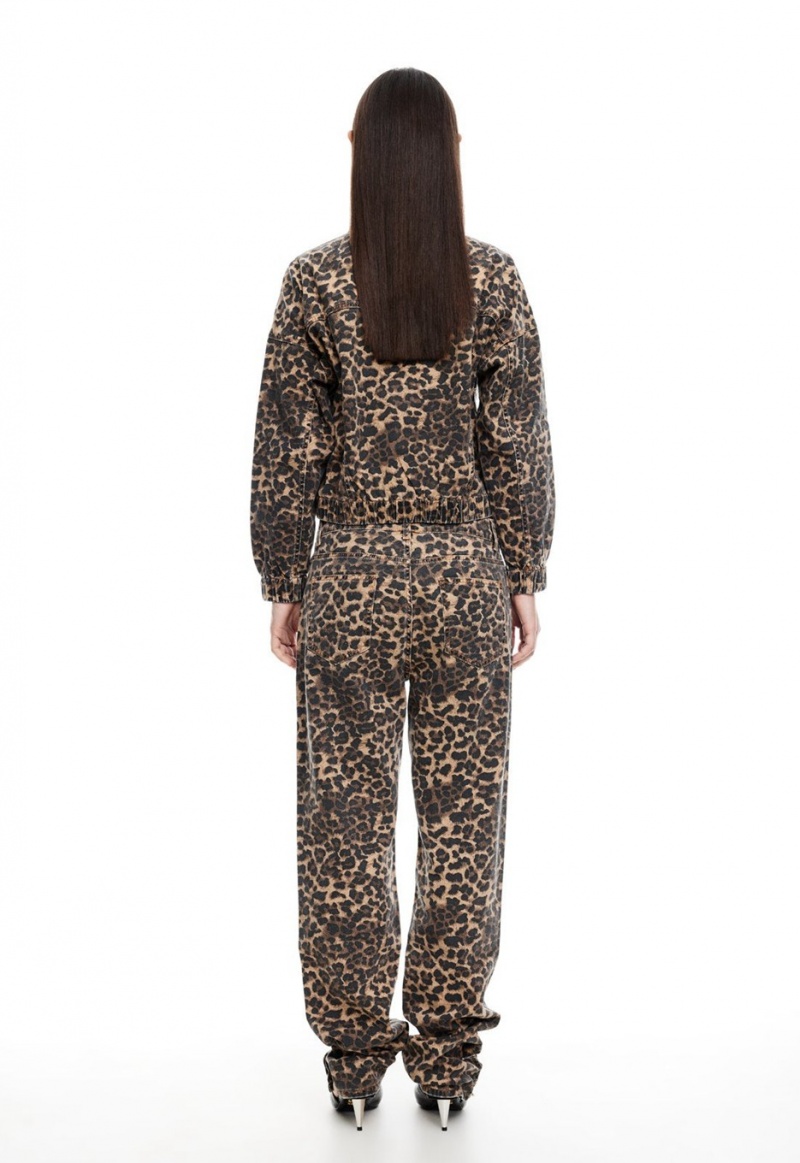 Leopard Lioness Carmela Denim Jackets | Canada-BMTXC8460