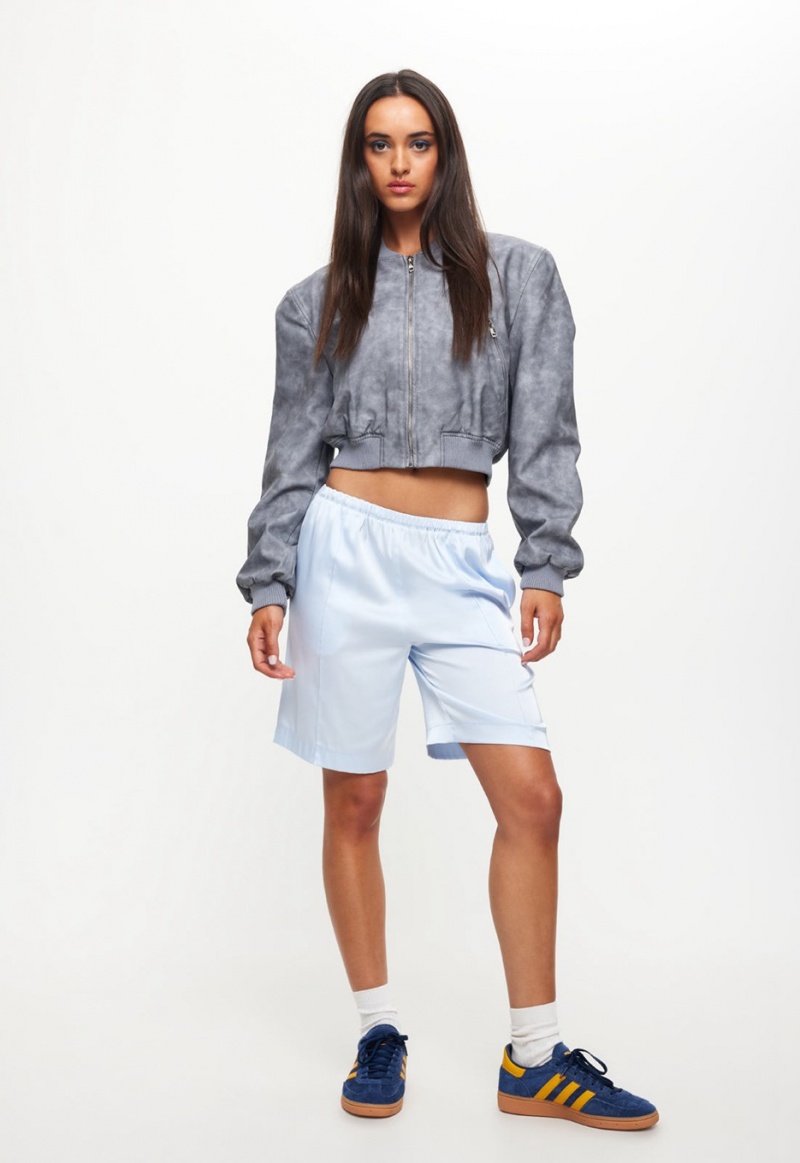 Light Blue Lioness Island Culottes Shorts | Canada-VGJYF0386