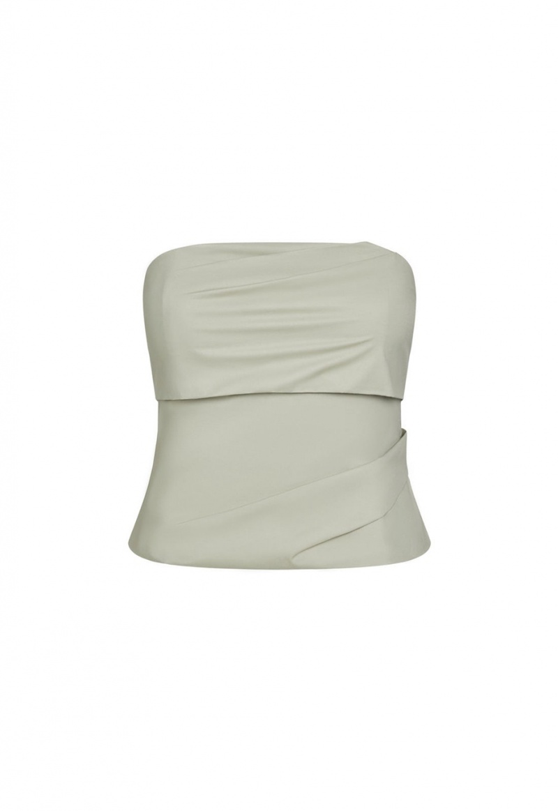 Light Green Lioness Smokeshow Strapless Top | Canada-OUIVX6235