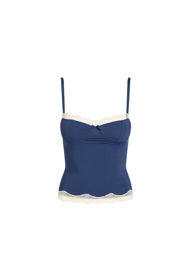 Navy Lioness Model Cami Top | Canada-XLFTQ2659