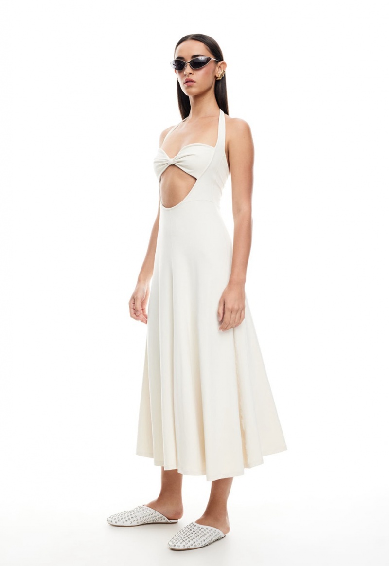 White Lioness Nirvana Midi Dress | Canada-SFHOZ1349