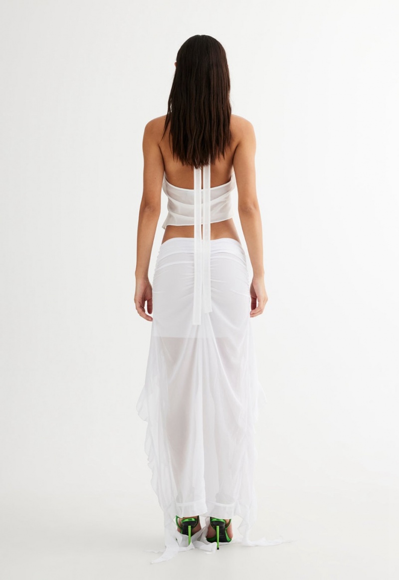 White Lioness Rendezvous Skirt | Canada-ZFXNB7152