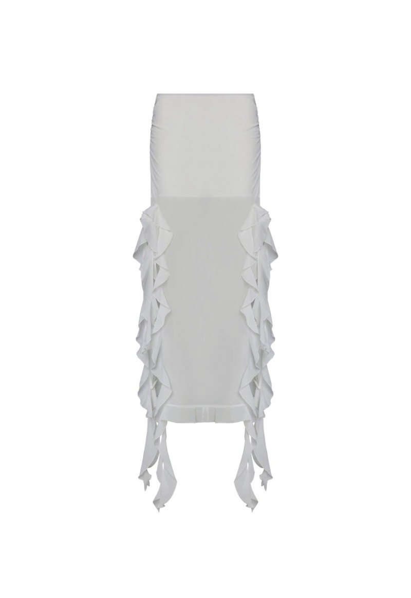 White Lioness Rendezvous Skirt | Canada-ZFXNB7152