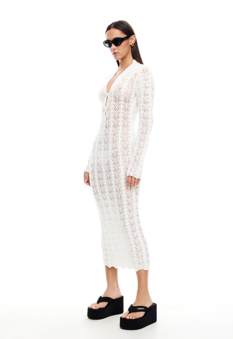 White Lioness Soirée Maxi Dress | Canada-WLZJT3291