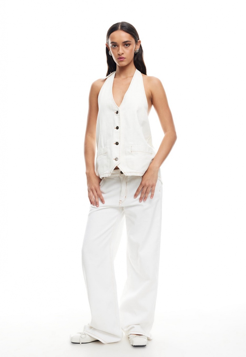 White Lioness Top Model Jeans | Canada-MGVPI0981