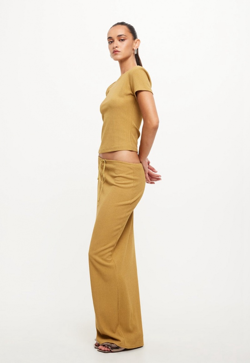 Yellow Lioness Nostalgic Maxi Skirt | Canada-SKRTW5846